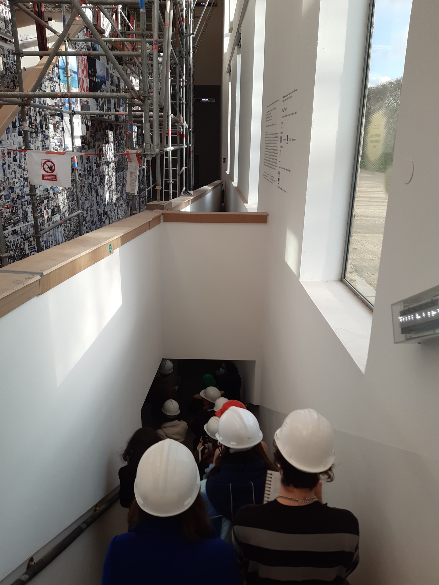 (c) Ecole Duperré Paris - Visite du Jeu de Paume en chantier - janvier 2021