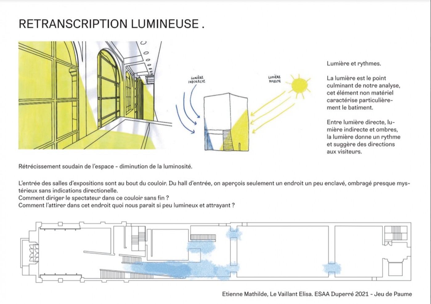 (c) Ecole Duperré Paris - Projections - Mathilde Etienne, Elisa Le Vaillant